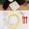 24x Christmas Light Decor Dinnerware Sets with Paper Plates Cutlery Cups Napkins
